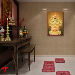 Tranh phật giáo chuẩn đề bồ tát